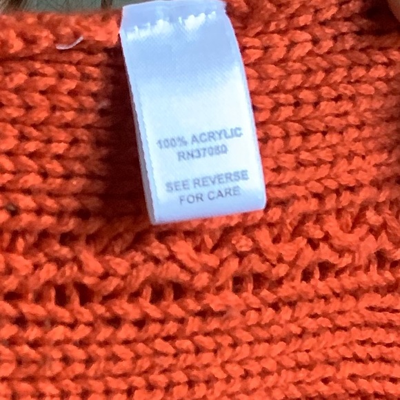 💛 CATO burnt orange knit 3 button cardigan - Picture 13 of 13